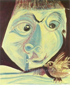 パブロ・ピカソ Painting - 頭と骨 1971 2 パブロ・ピカソ